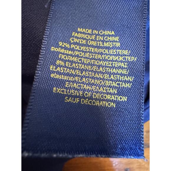 Congressional Country Club Boys Performance Golf Polo Ralph Lauren Navy 14/16 - Picture 11 of 14